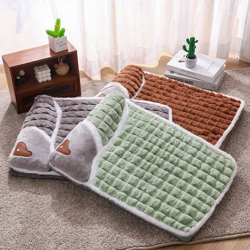 Orthopaedic pet bed for dogs and cats with removable washable cover