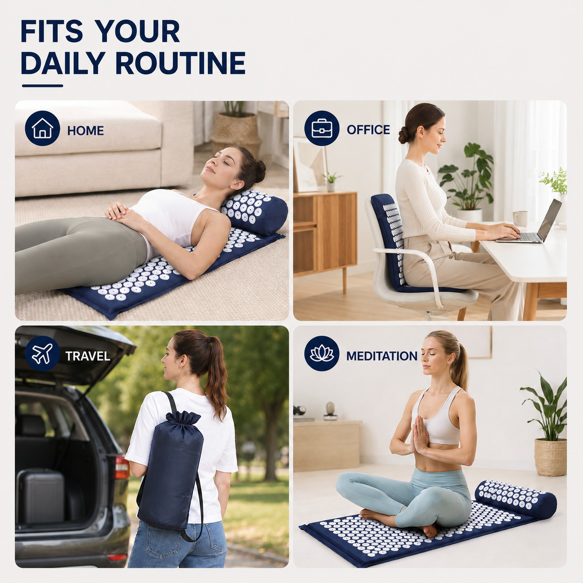 Thrives Outdoor | Spikelyn Acupressure Therapy Mat Set