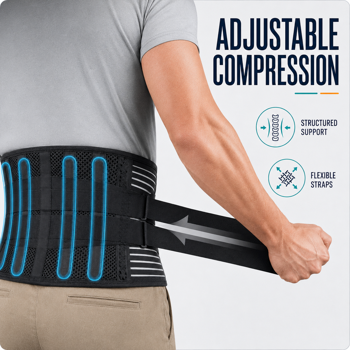 Thrives Outdoor | Spineforte Adjustable Lumbar Support Belt