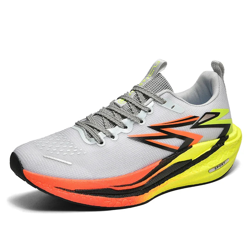 Lightweight marathon running shoes with responsive cushioning and breathable upper