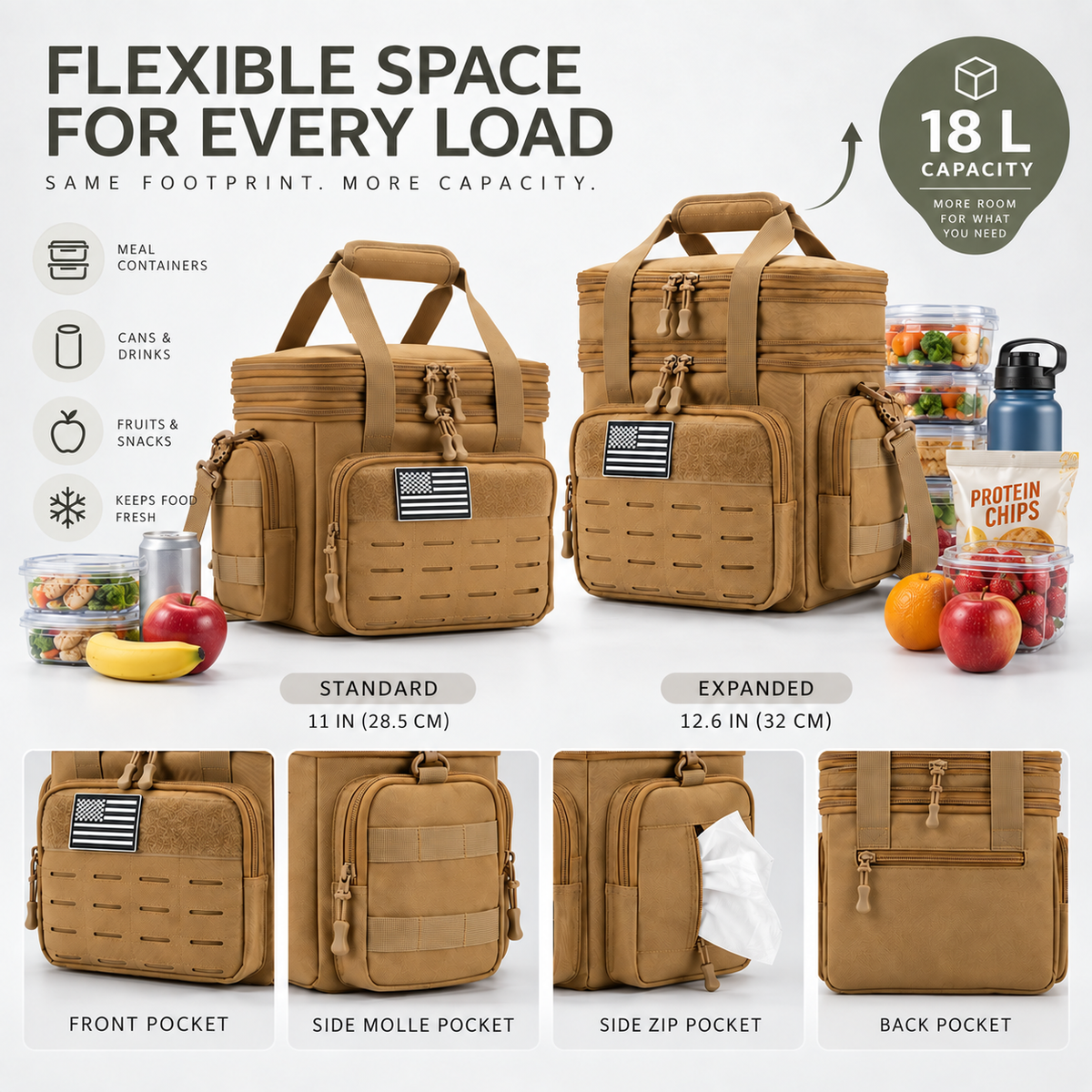 Thrives Outdoor | TactivaCool Tactical Insulated Cooler Bag