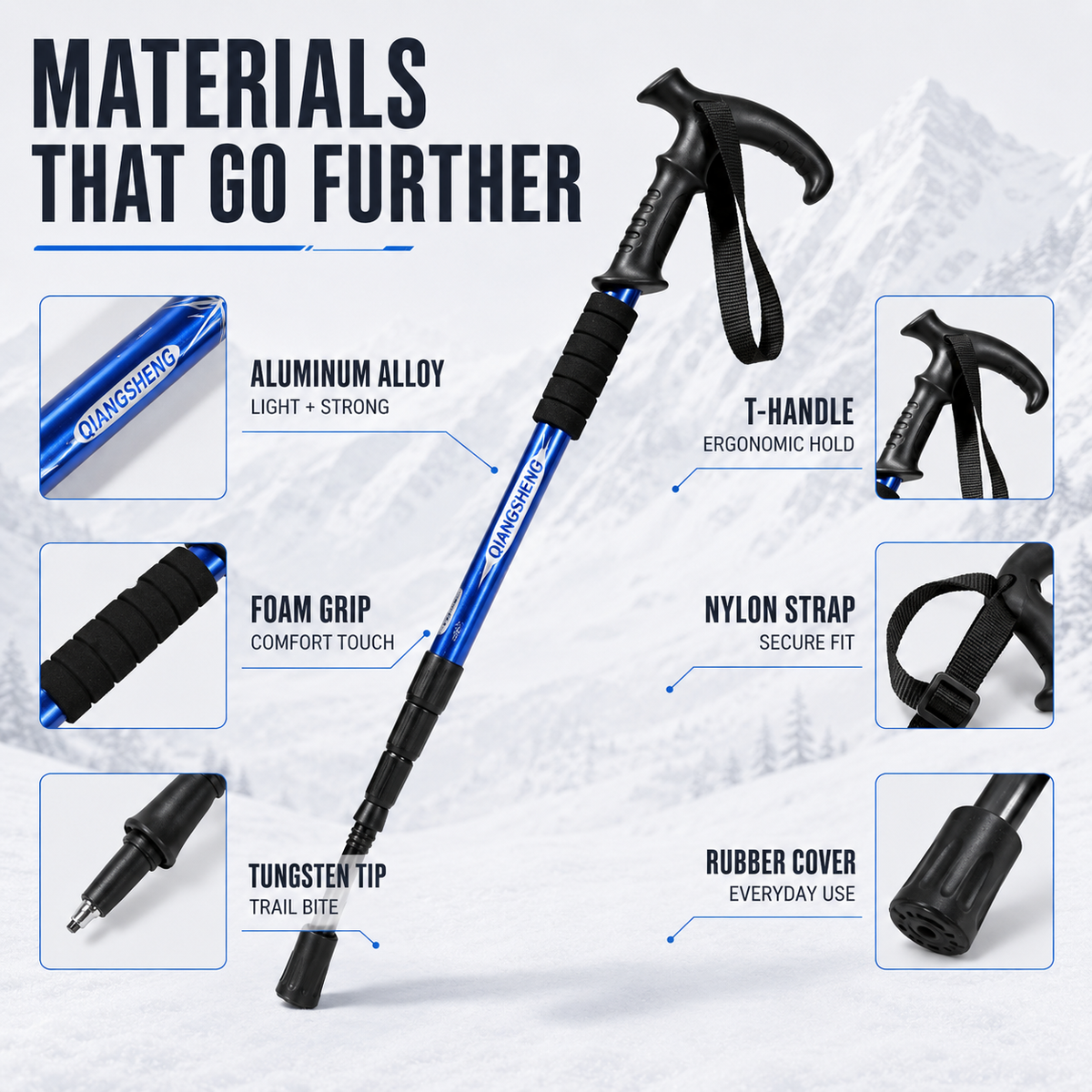 Thrives Outdoor | Trailara Foldable Telescopic Trekking Pole
