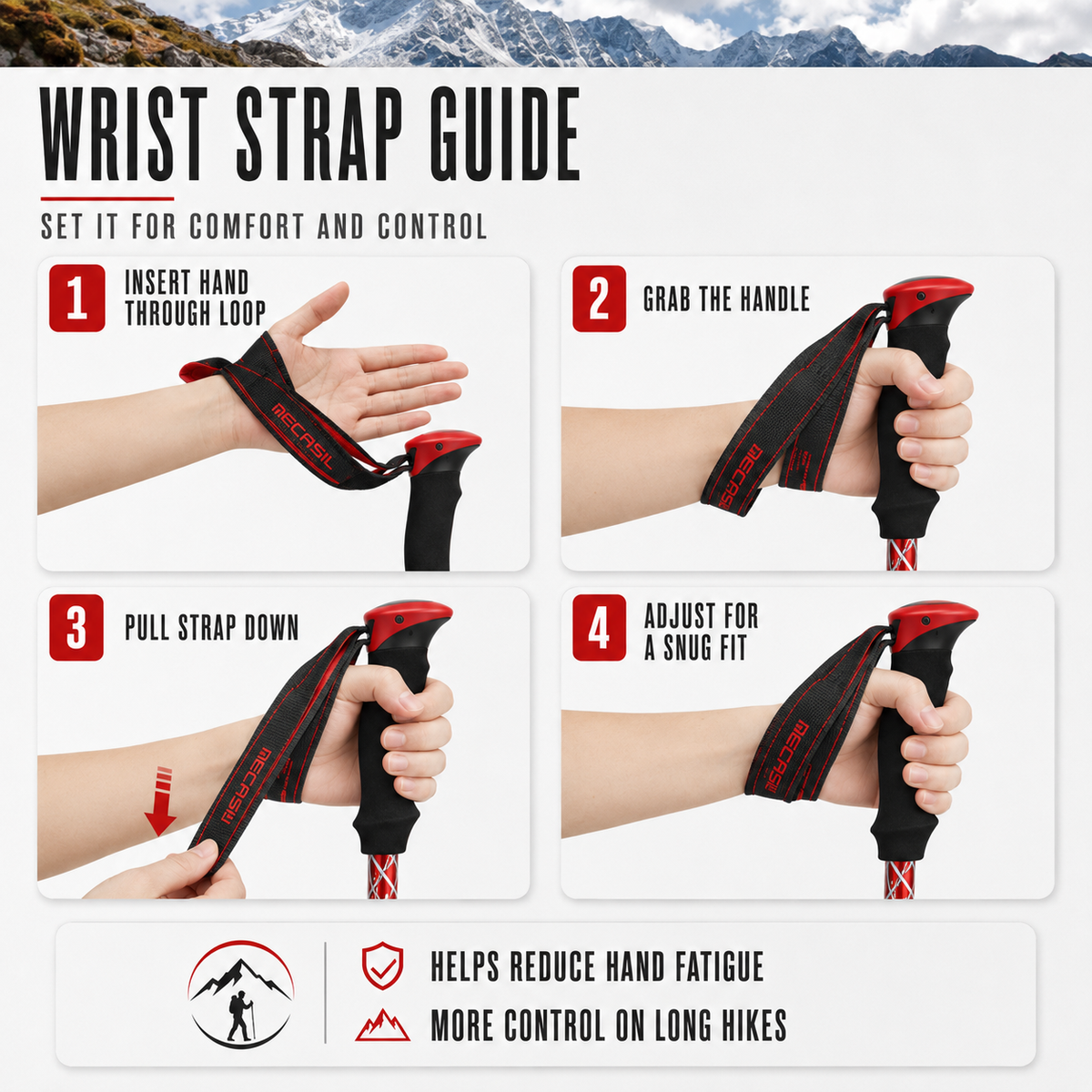 Thrives Outdoor | Trailix Foldable Telescopic Trekking Poles