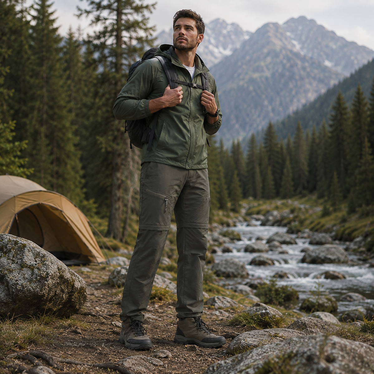 Thrives Outdoor | Traxlite Removable Tactical Hiking Pants