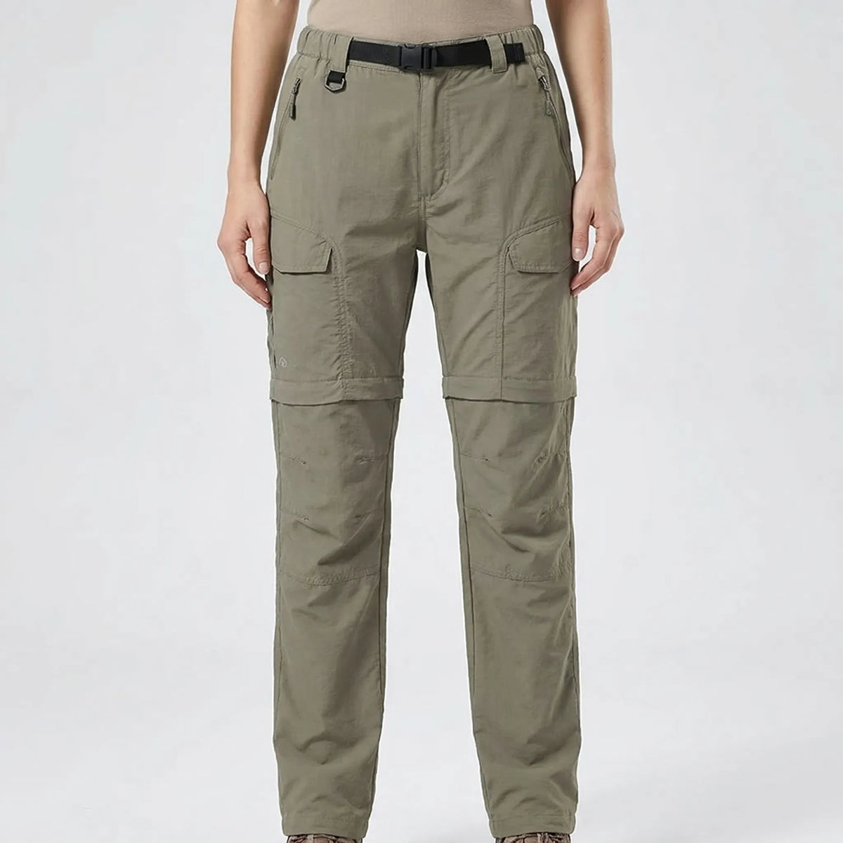Women's zip-off hiking trousers cargo quick-drying breathable