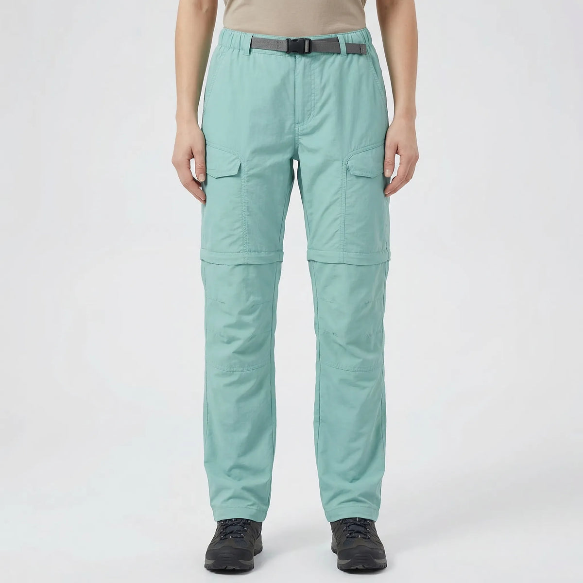 Women's zip-off hiking trousers cargo quick-drying breathable