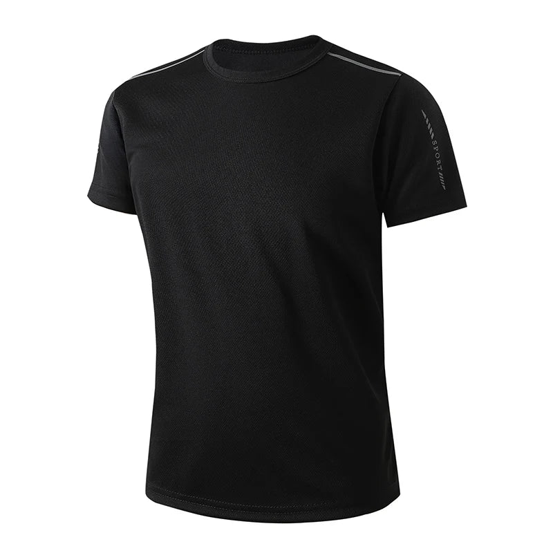 Kids quick-drying sports shirt with breathable knit material