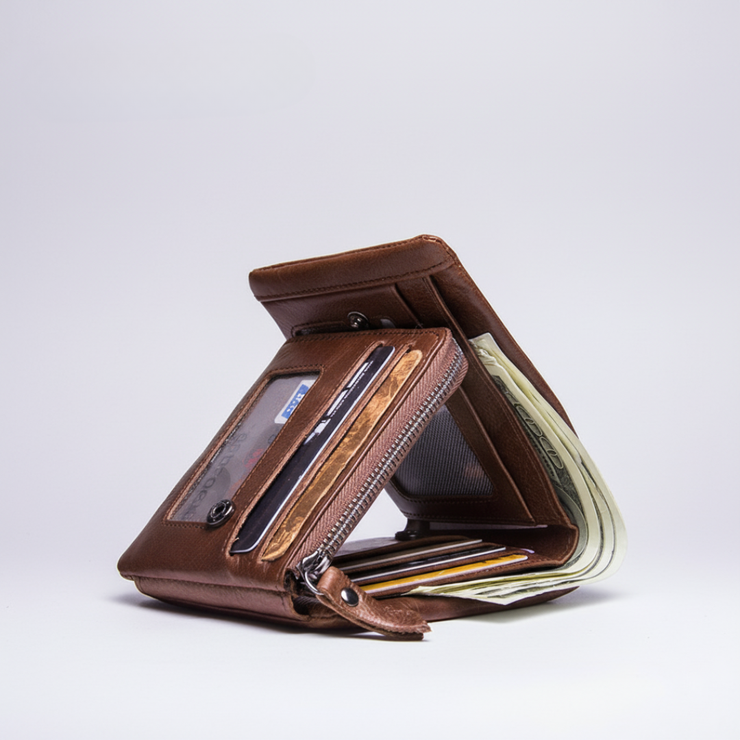 Thrives Outdoor | Vintoriq Vintage Trifold Men's Wallet