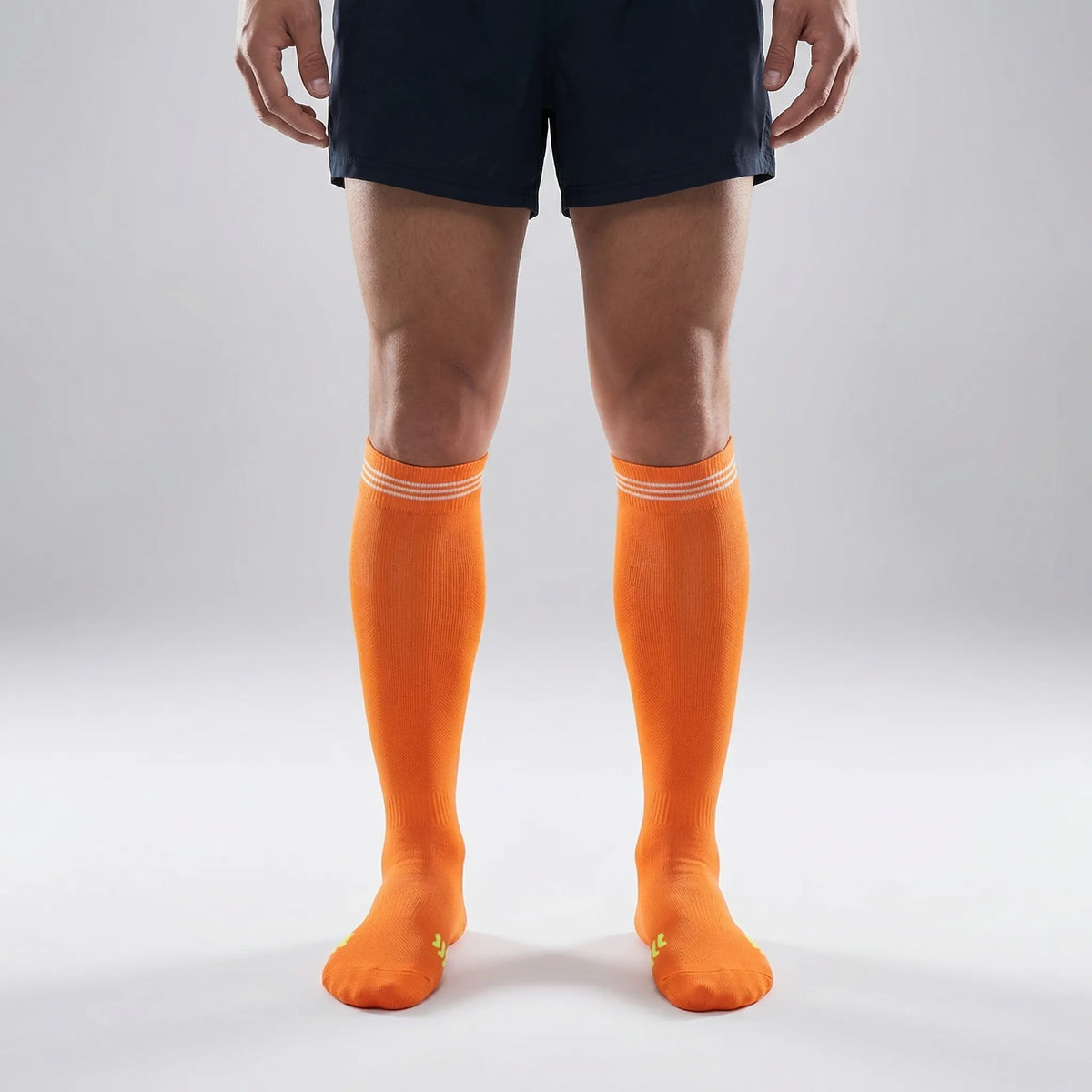 Long compression sports socks non-slip padded endurance running