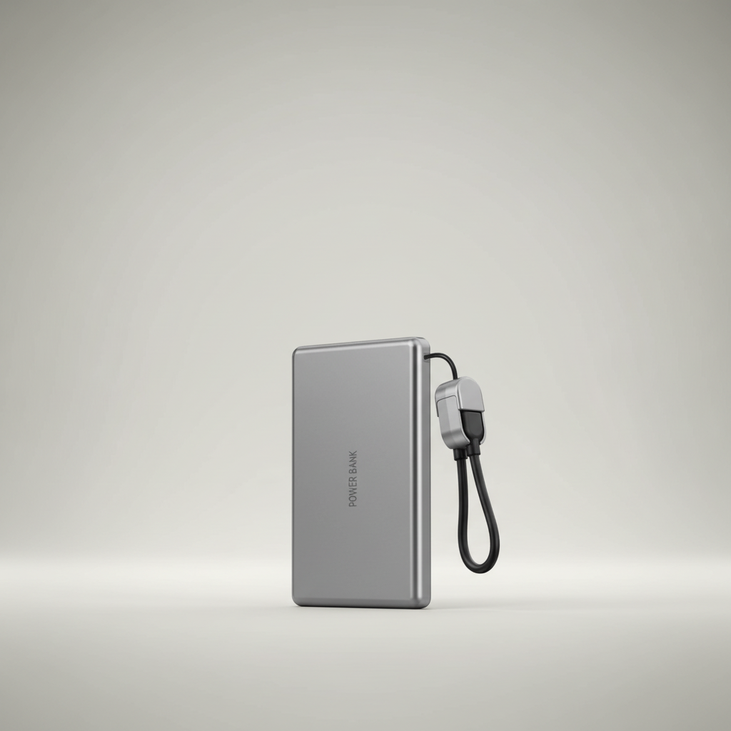 Ultra-slim magnetic power bank with USB-C and wireless charging system