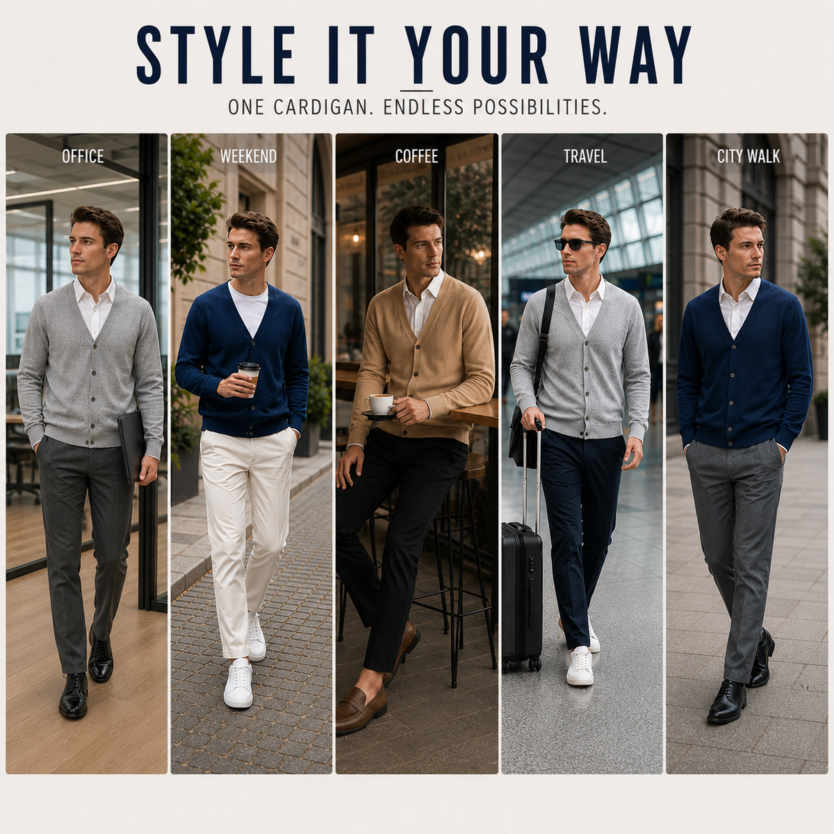 Thrives Outdoor | Verridan Classic V Neck Cardigan