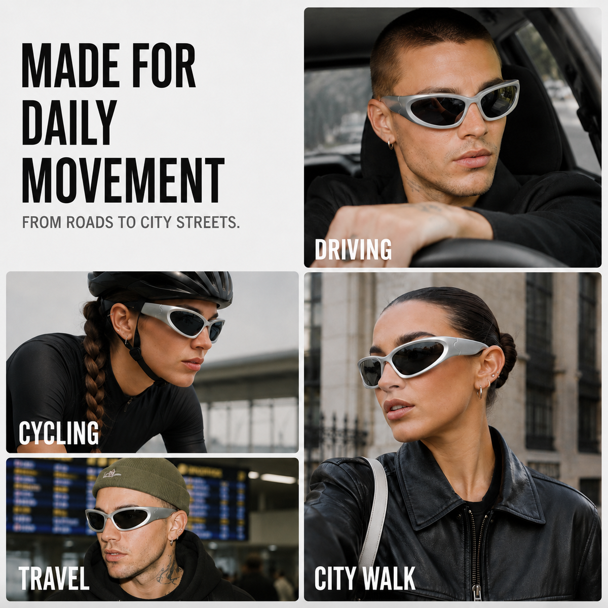 Thrives Outdoor | Vextron Wraparound UV400 Sport Sunglasses