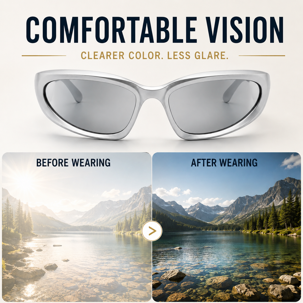 Thrives Outdoor | Vextron Wraparound UV400 Sport Sunglasses