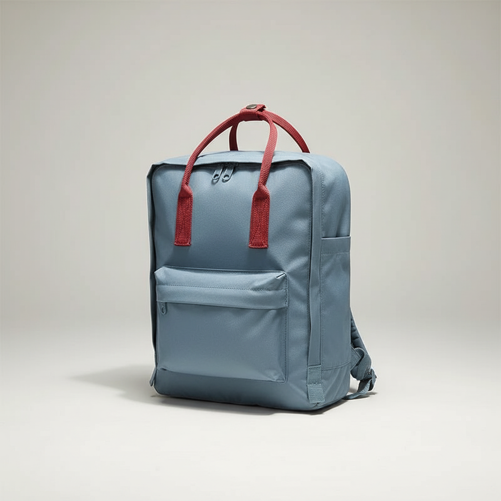 Compact waterproof backpack with ergonomic back and laptop pocket