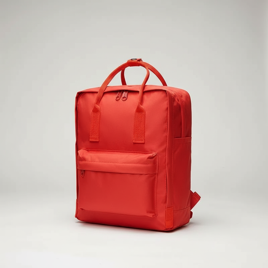 Compact waterproof backpack with ergonomic back and laptop pocket