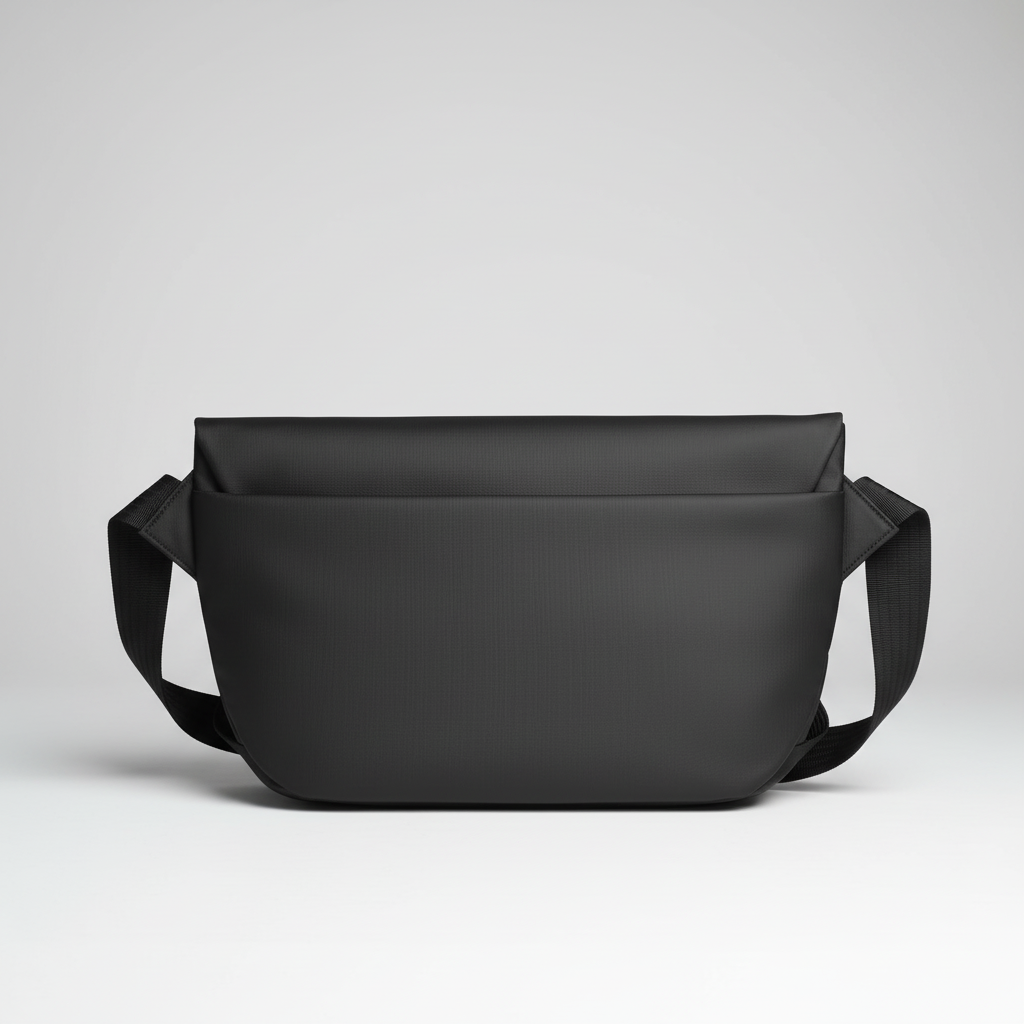 Water-repellent messenger bag with padded tablet compartment