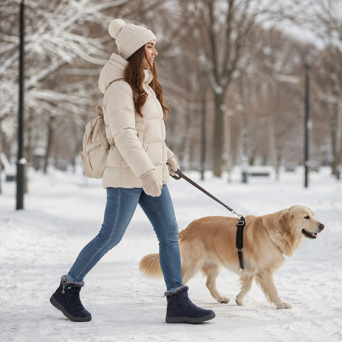 Thrives Outdoor | Waterproof Ankle Winter Boots