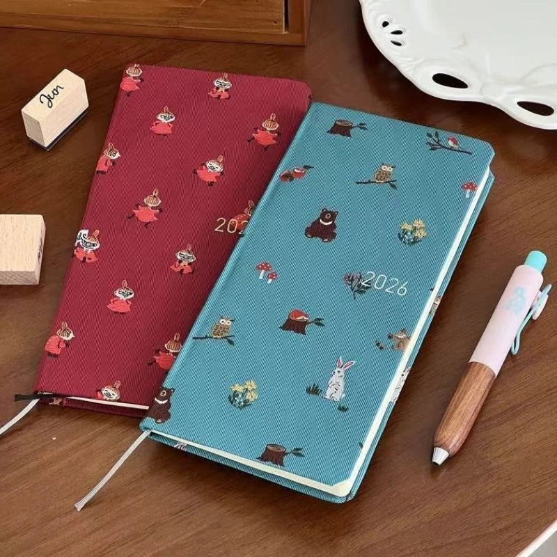 A5 student planner with wildlife motifs and habit tracker