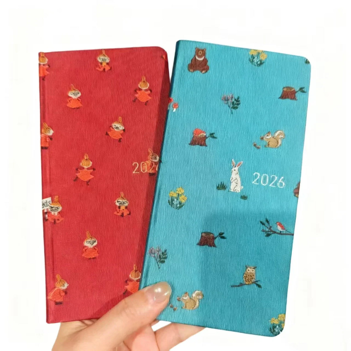 A5 student planner with wildlife motifs and habit tracker