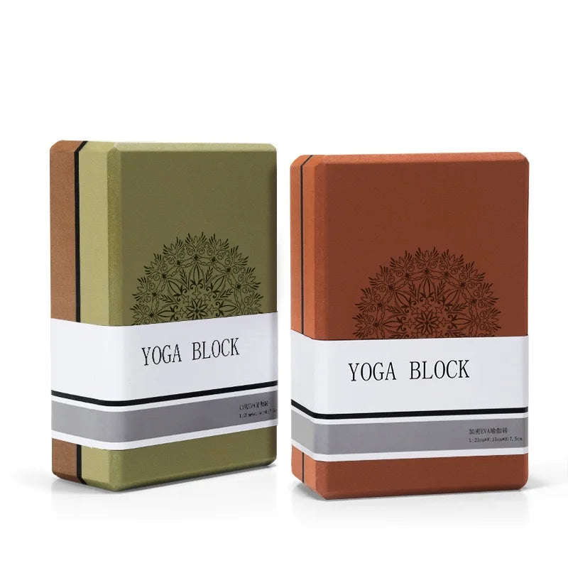 Yoga support block with non-slip textured surface for alignment and stability