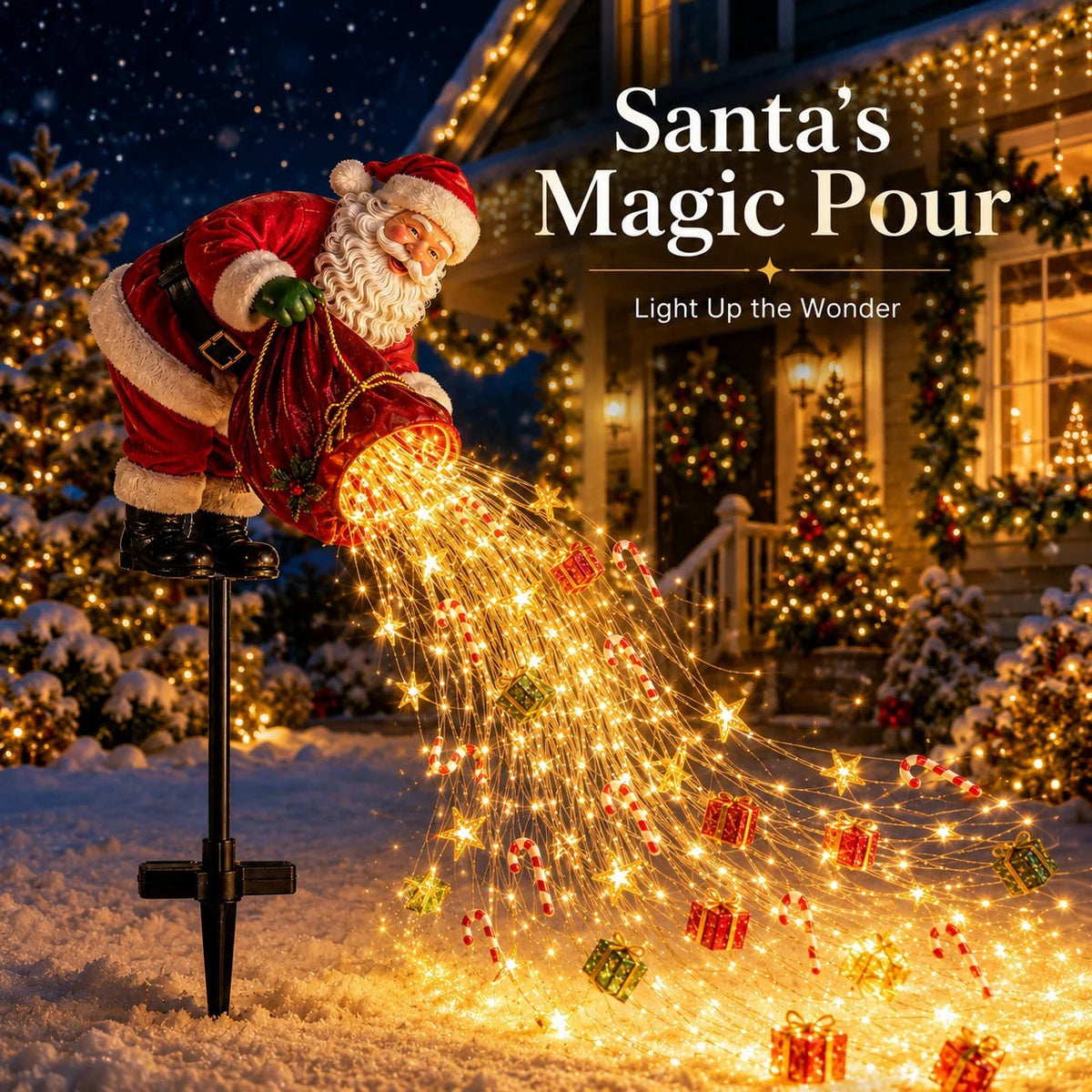 Flowing LED Christmas Garden Light