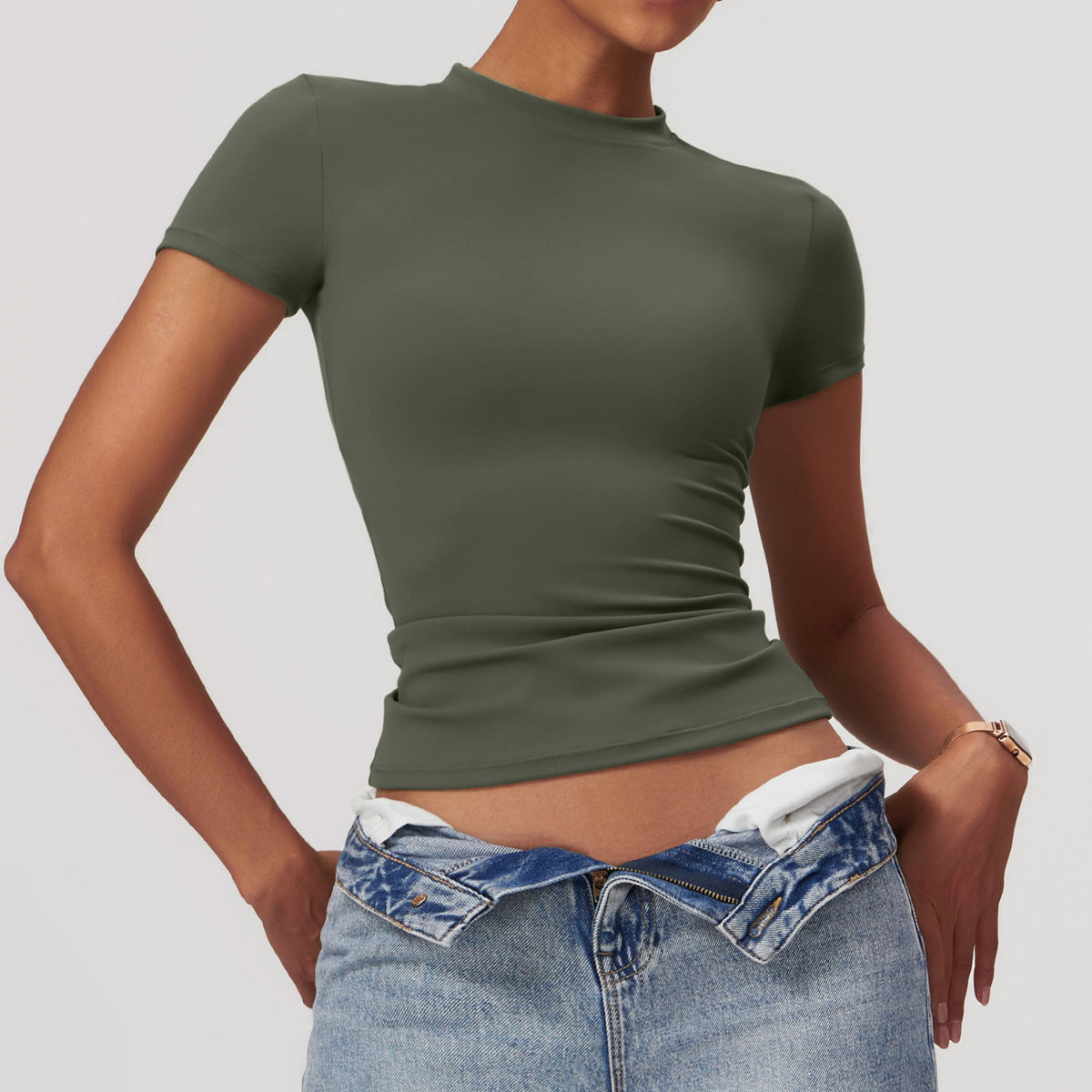Thrives Outdoor | Aetherly Slim-Fit Short Sleeve Top