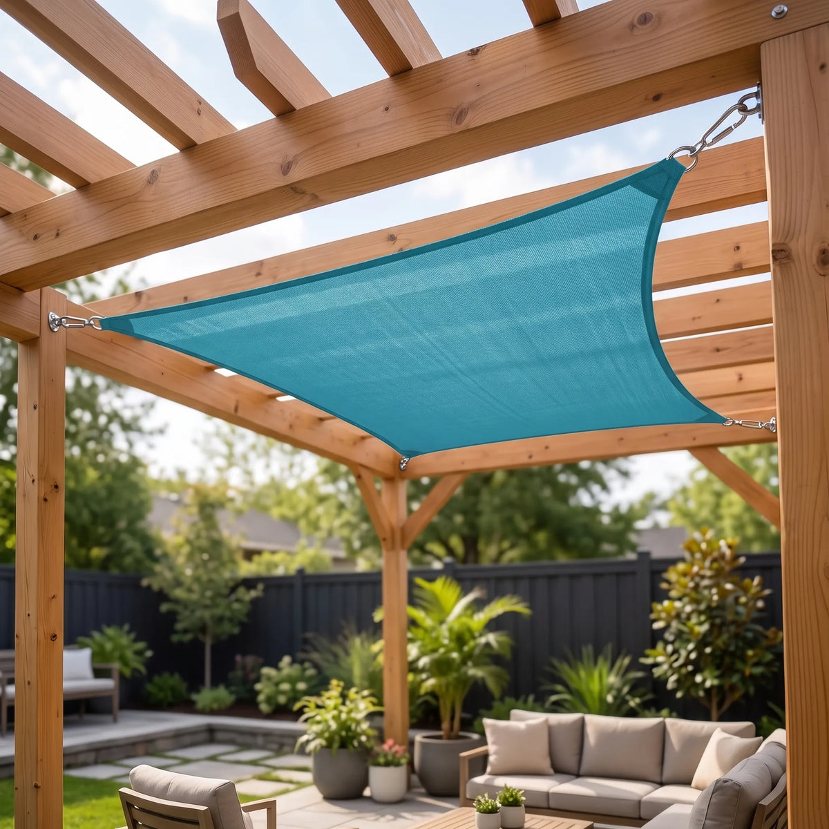 Pool Deck Cooling Outdoor Shade Sail