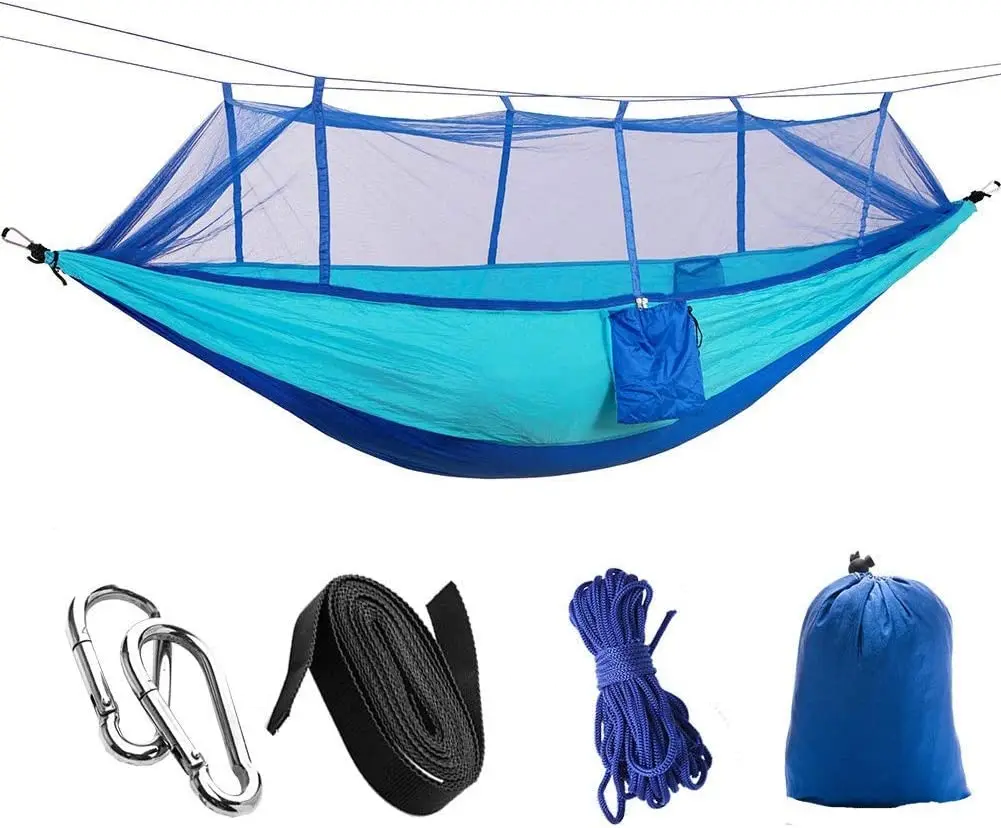 Portable Hammock with Mosquito Net | Camping Gear for Two