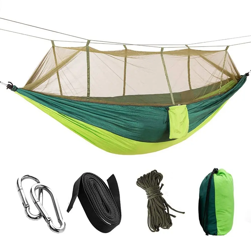 Portable Hammock with Mosquito Net | Camping Gear for Two
