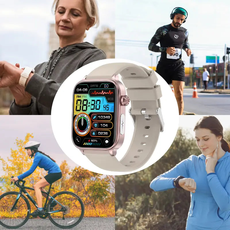 ECG and Blood Pressure Monitoring Smartwatch