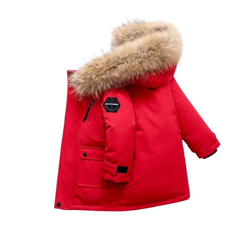Winter Jacket with Soft Faux Fur Trim