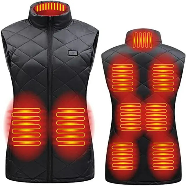 Women's Heated Vest | USB Heated Vest with Infrared Technology | Heat-Regulating & Lightweight | Ideal for Autumn & Winter