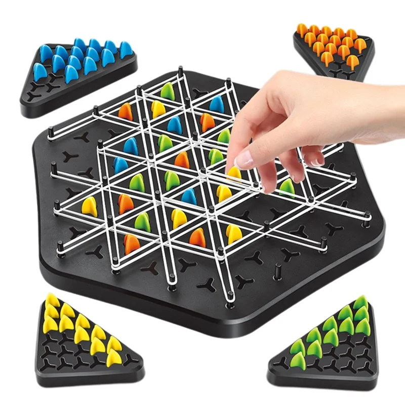 ThinkGame - Triangle Chain Strategy and Duel Logic Thinking Game