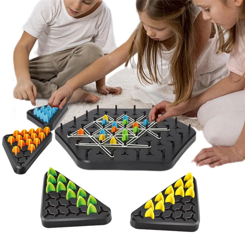 ThinkGame - Triangle Chain Strategy and Duel Logic Thinking Game