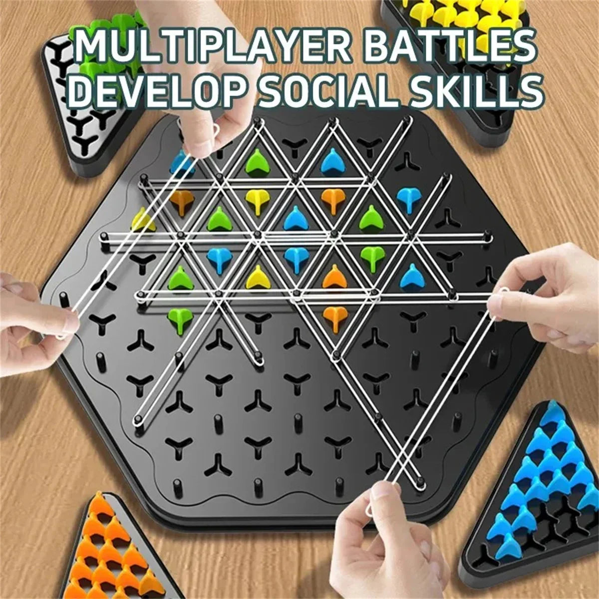 ThinkGame - Triangle Chain Strategy and Duel Logic Thinking Game