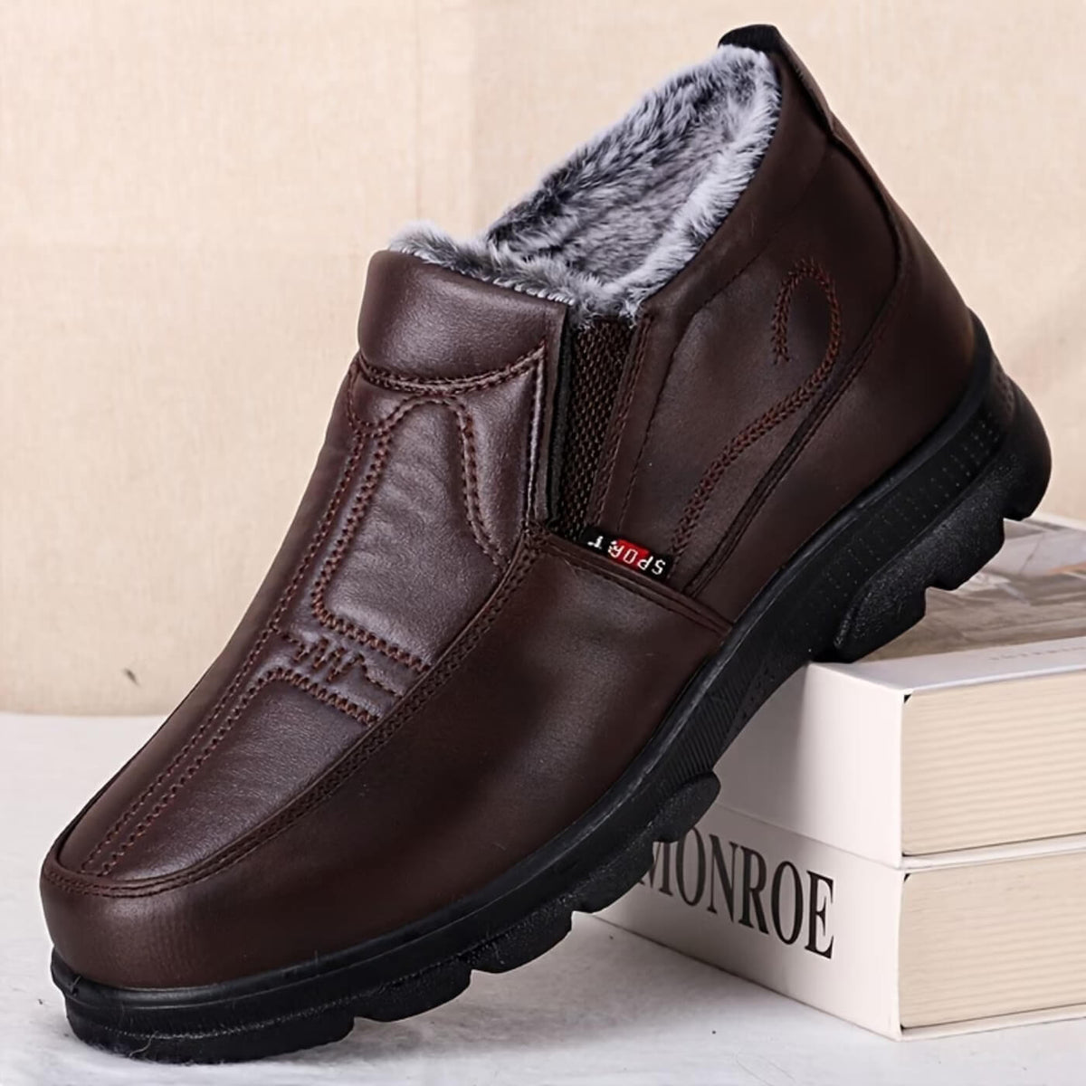 Warm Winter Ankle Boots with Soft Lining