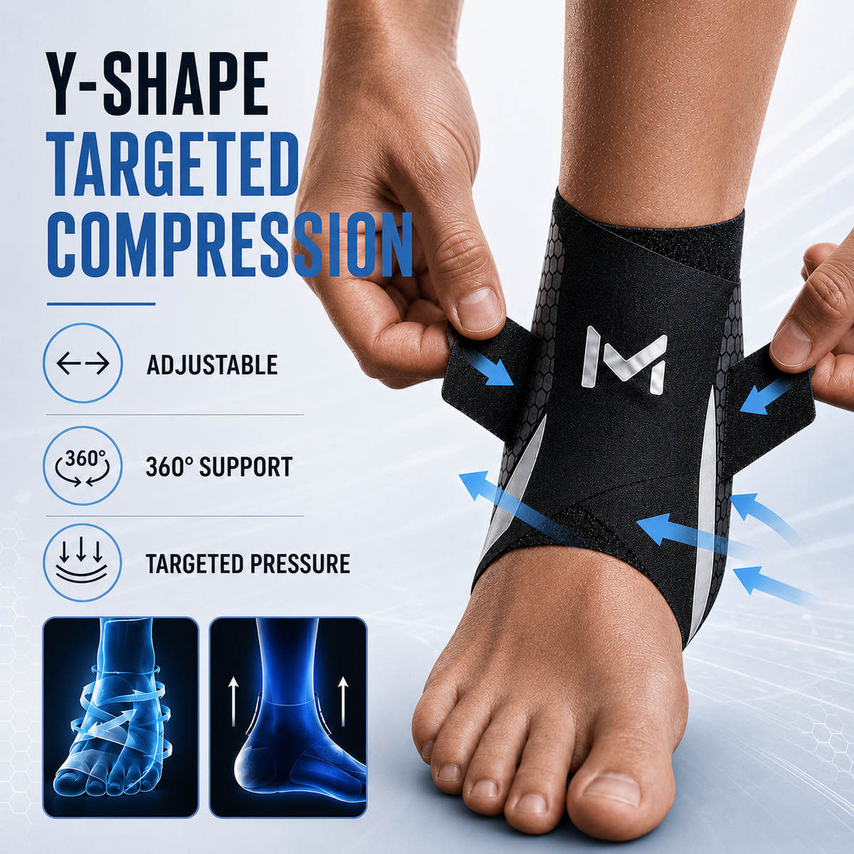 Thrives Outdoor | StrideSentry Adjustable Ankle Support Sleeve