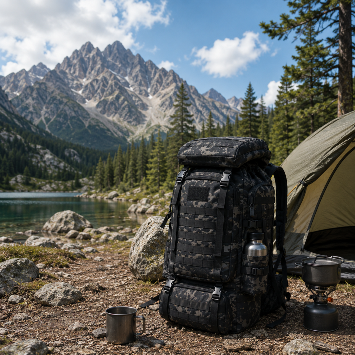 Thrives Outdoor | 80 Litre Trekking Backpack
