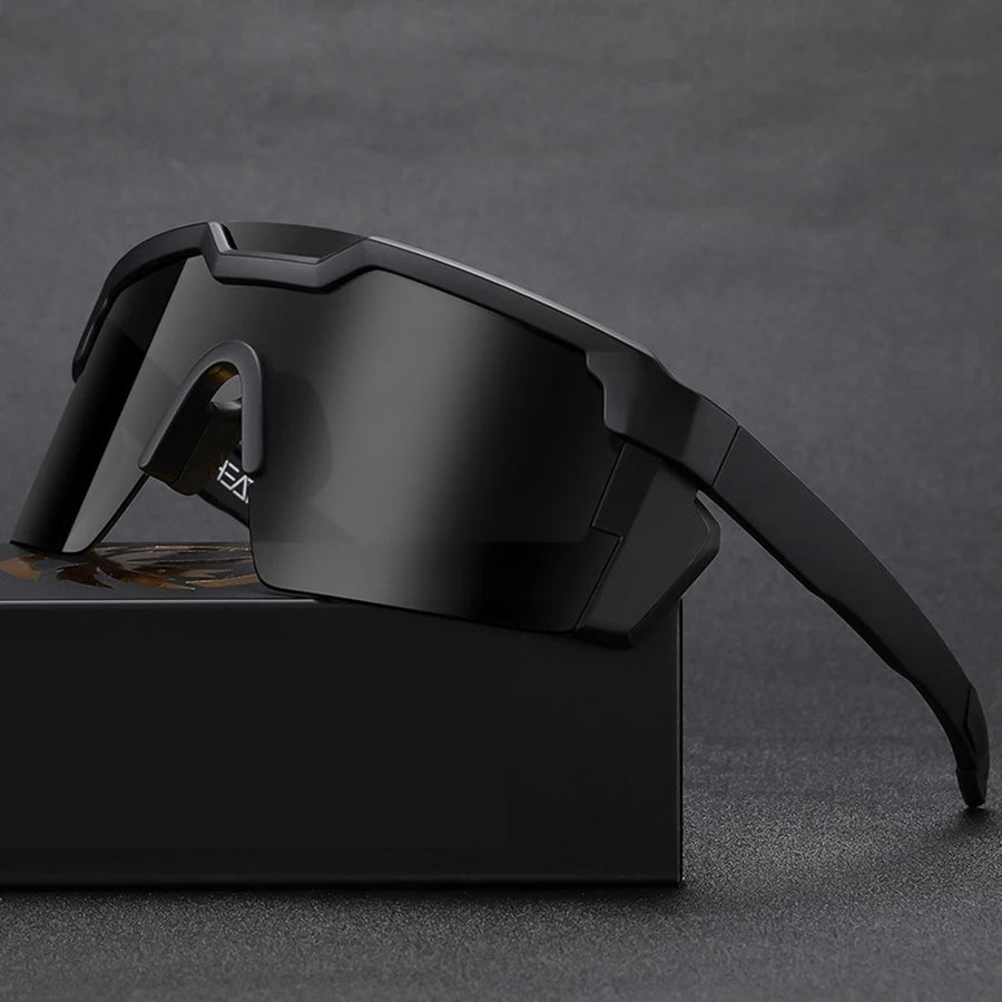 Thrives Outdoor | AeroGaze Wrap-Around Shield Cycling Sunglasses