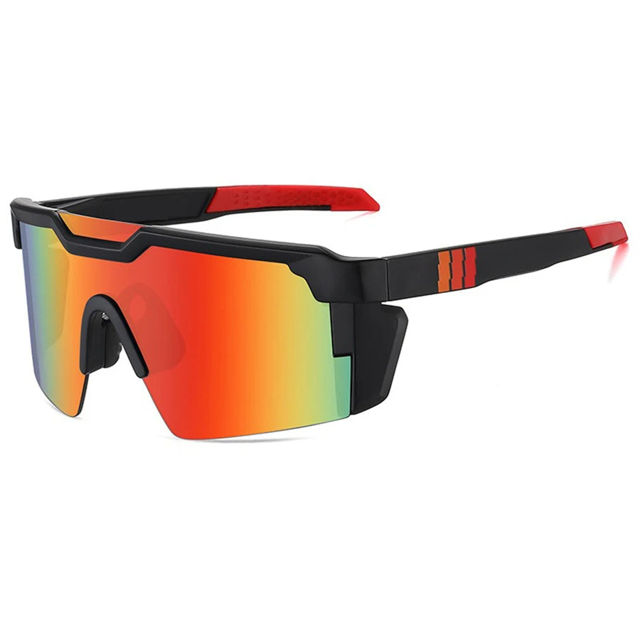 Thrives Outdoor | AeroGaze Wrap-Around Shield Cycling Sunglasses