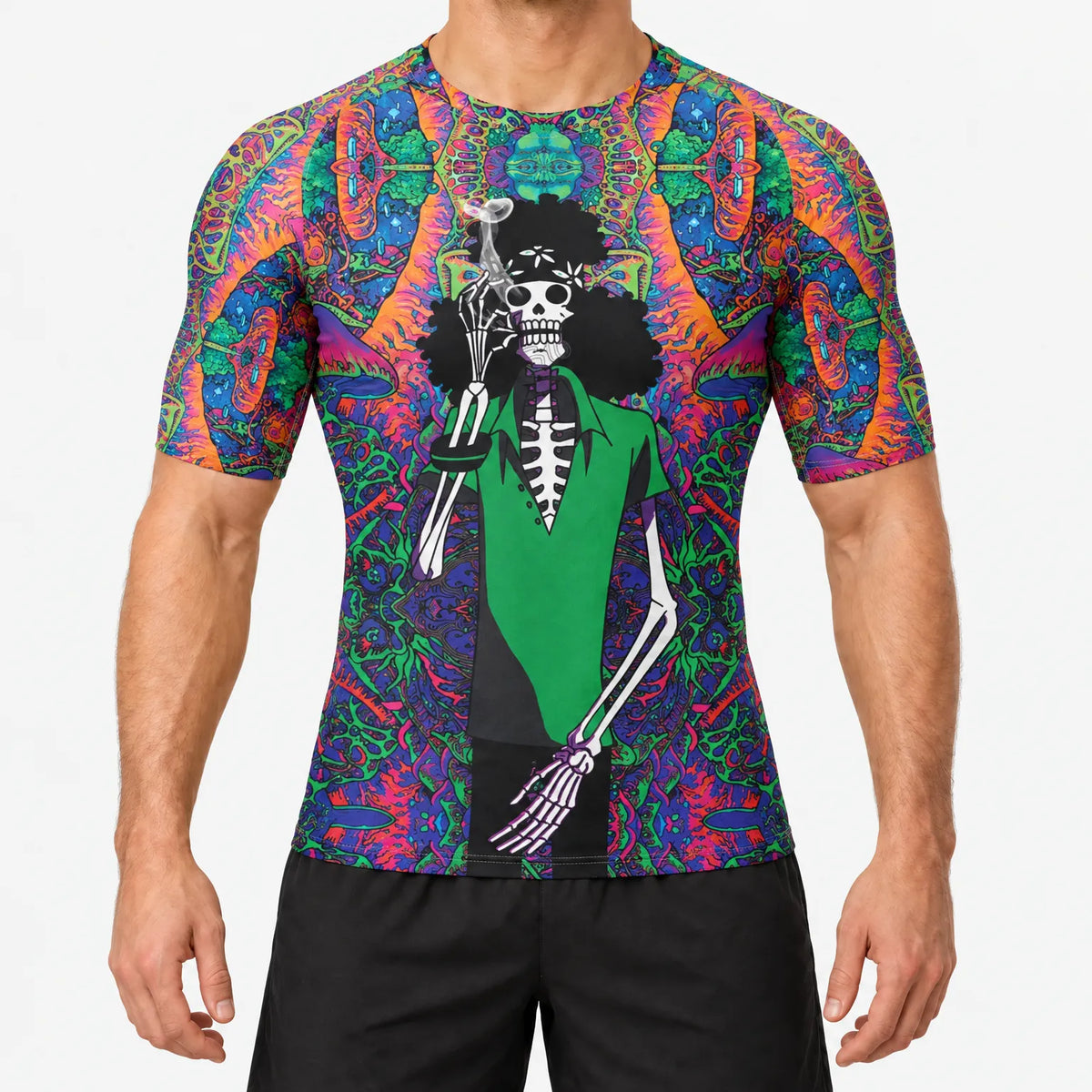 Thrives Outdoor | JollyRoger Short Sleeve Rash Guard