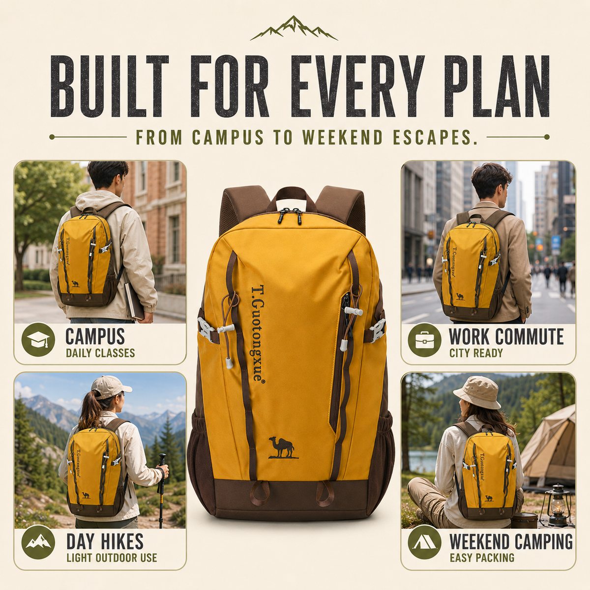 Thrives Outdoor | Lightweight Backpack