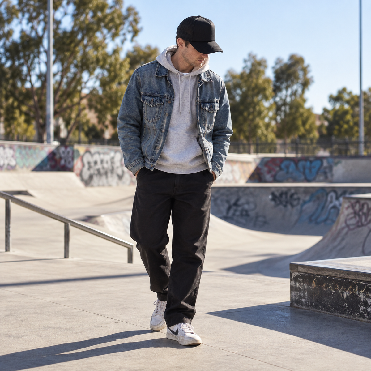 Thrives Outdoor | Meshrex Plain Mesh Trucker Snapback Cap