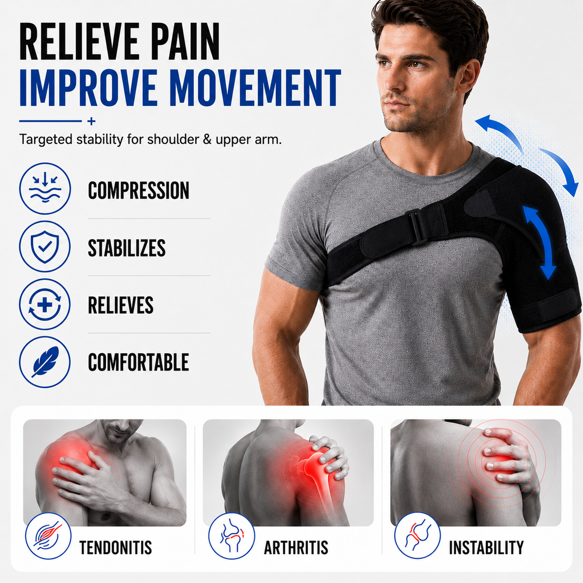 Thrives Outdoor | Shouldraze Adjustable Shoulder Brace
