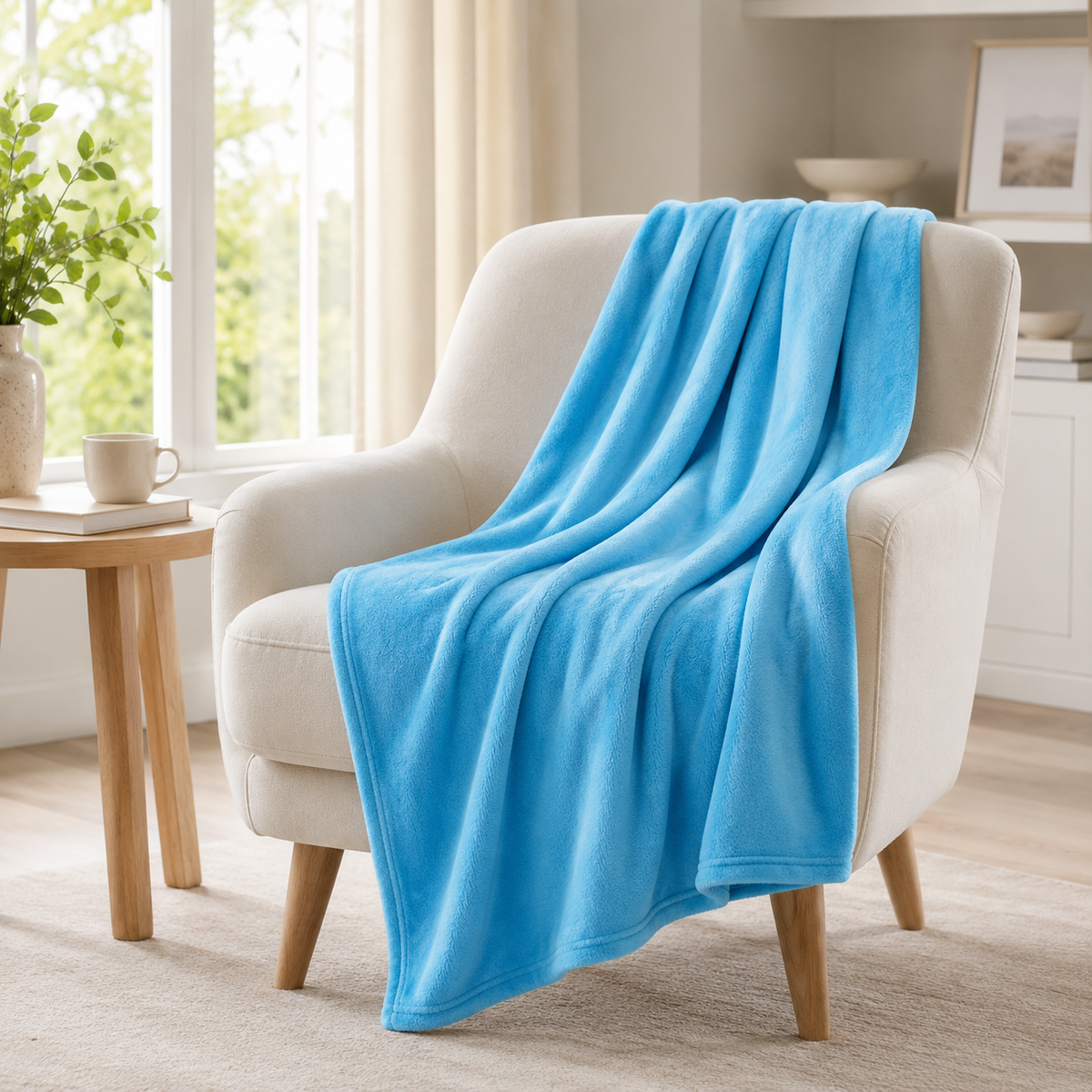 Thrives Outdoor | Snugluxe Lightweight Brushed Throw Blanket