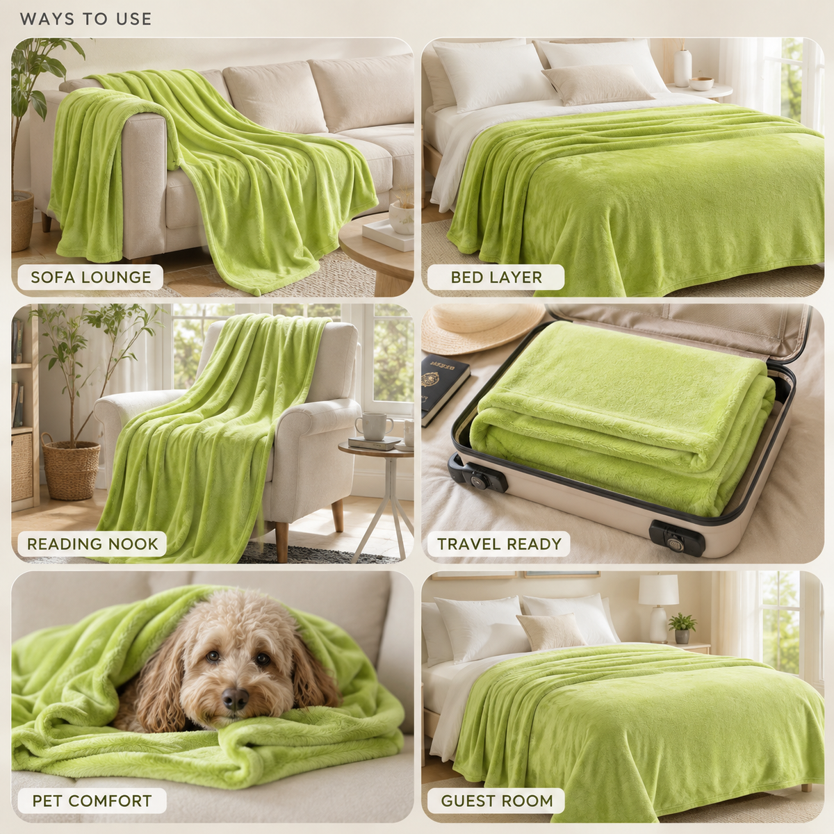 Thrives Outdoor | Snugluxe Lightweight Brushed Throw Blanket