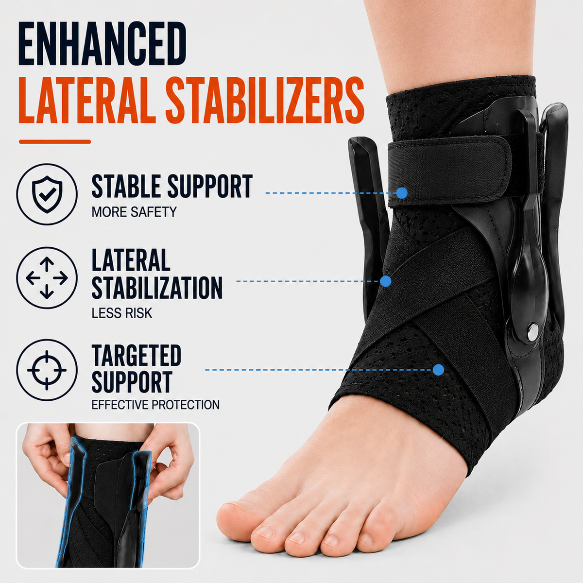 Thrives Outdoor | Ankuraid Adjustable Ankle Support Brace