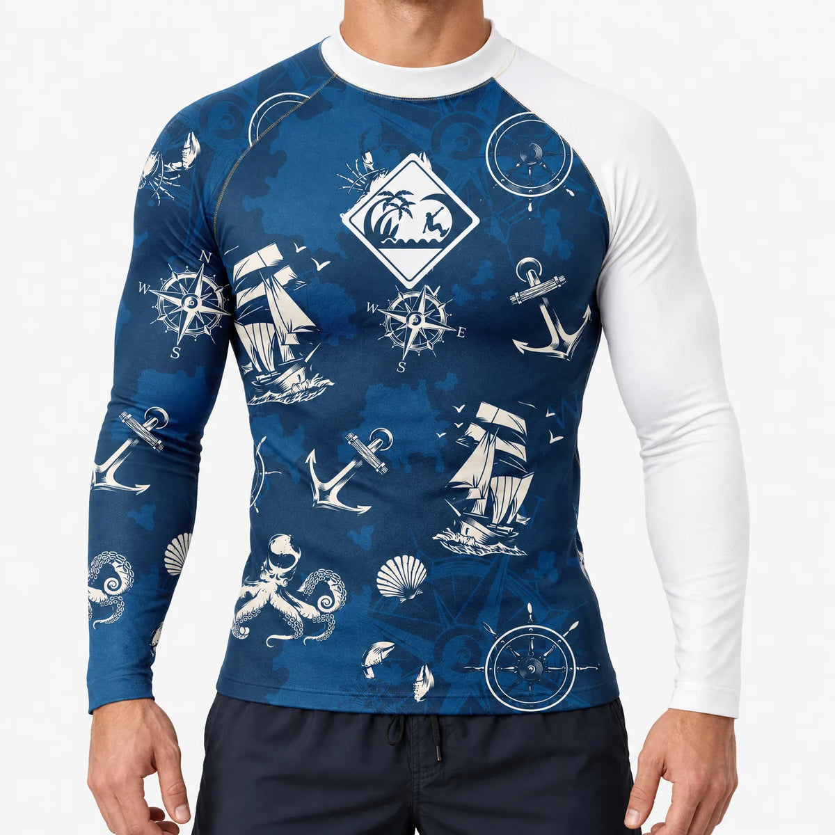 Thrives Outdoor | Surgeguard Long Sleeve Rashguard For Men
