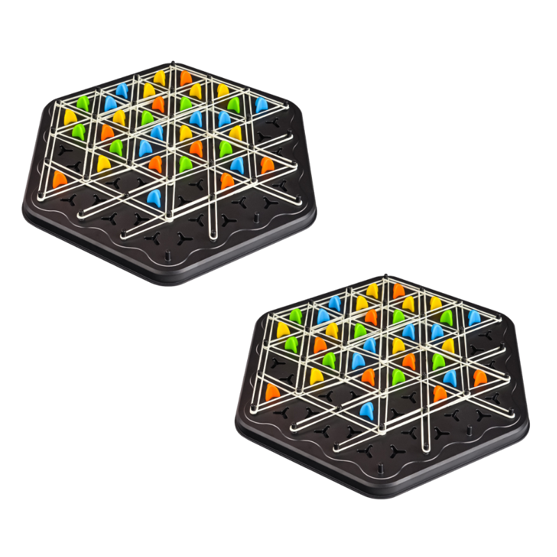ThinkGame - Triangle Chain Strategy and Duel Logic Thinking Game