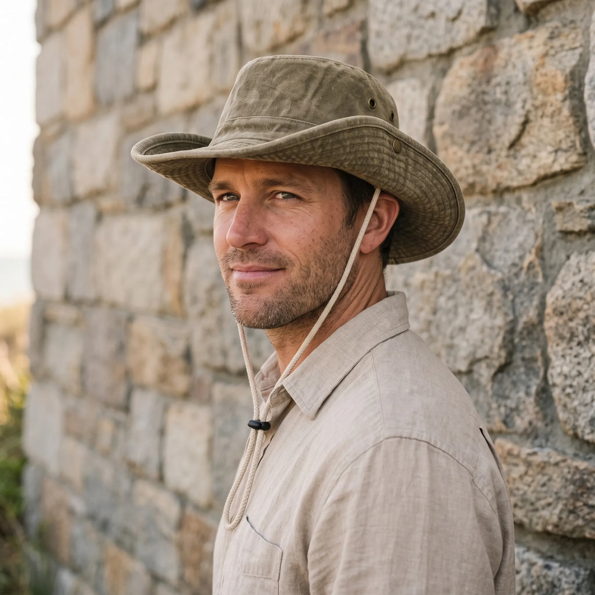Ventilated Wide Brim Outdoor Sun Hat